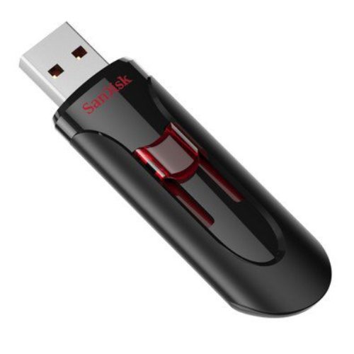 Memoria USB SanDisk Cruzer Glide – 128GB – USB 3.0 – Negro/Rojo – SDCZ600-128G-G35