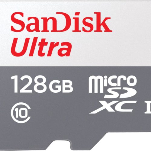 Memoria MicroSDXC SanDisk Ultra – 128GB – Clase 10 – C/Adaptador – SDSQUNR-128G-GN3MA