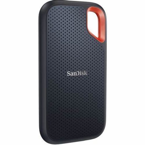 Unidad de Estado Sólido Externo SanDisk Extreme Portable V2 – 4TB – USB 3.2 – Win/Mac – Negro con Naranja – SDSSDE61-4T00-G25