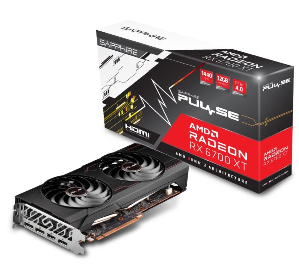 Tarjeta de Video SAPPHIRE PULSE AMD Radeon RX 6700 XT OC - 12GB - 192-bit - PCI-E 4.0 - GDDR6 - HDMI - DisplayPort  - 11306-05-20G