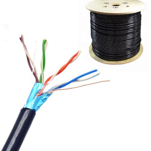 Bobina SAXXON OFTPCAT5ECOPE305N – Cat5e – 24 AWG – 305m – Negro – TVD119170