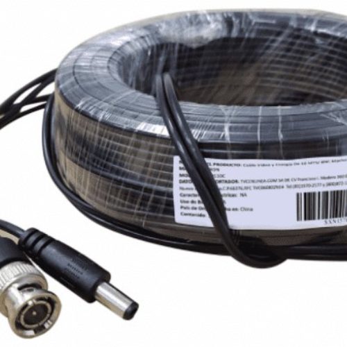 Cable BNC SAXXON WB0150C – 50m – Negro – WB0150C