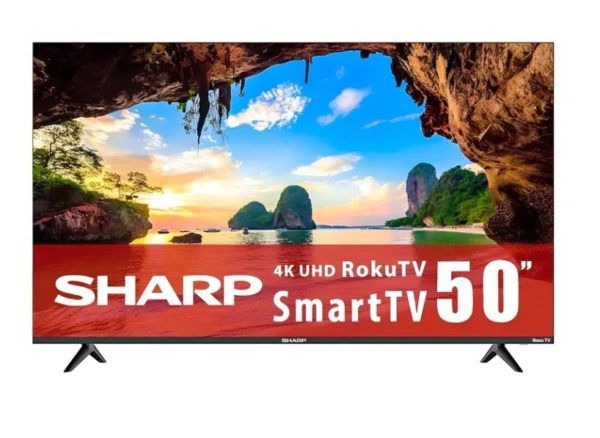 Pantalla Smart TV Sharp 4TC50DL7UR - 50" - UHD - Wi-Fi - HDMI - USB - Roku - 4TC50DL7UR