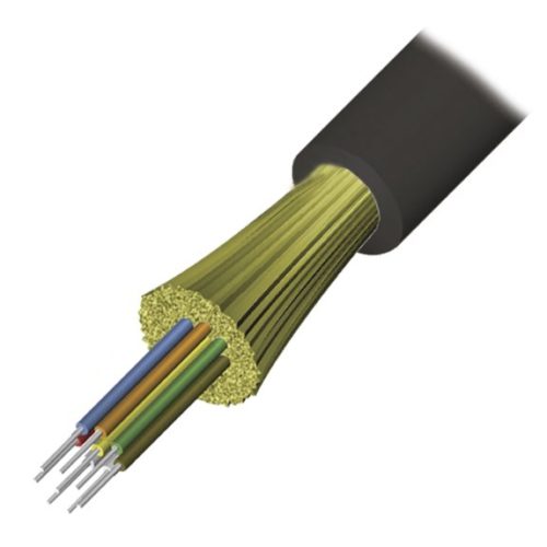 Cable de Fibra Óptica SIEMON – 12 Hilos – 1M – Monomodo – No Conductiva – Interior/Exterior – 9GD8P012G-E201A