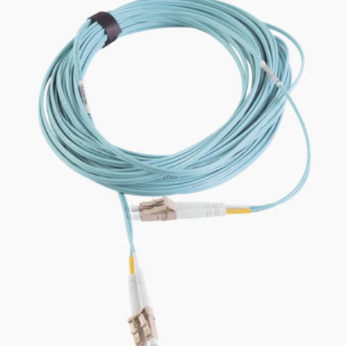 Cable de Fibra Óptica SIEMON – LC-LC – Dúplex – Multimodo – 7M – Aqua – FJ2-LCLC5L-07AQ
