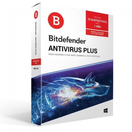 Antivirus Bitdefender Plus – 10 Usuarios – 1 Año – Caja – TMBD-404