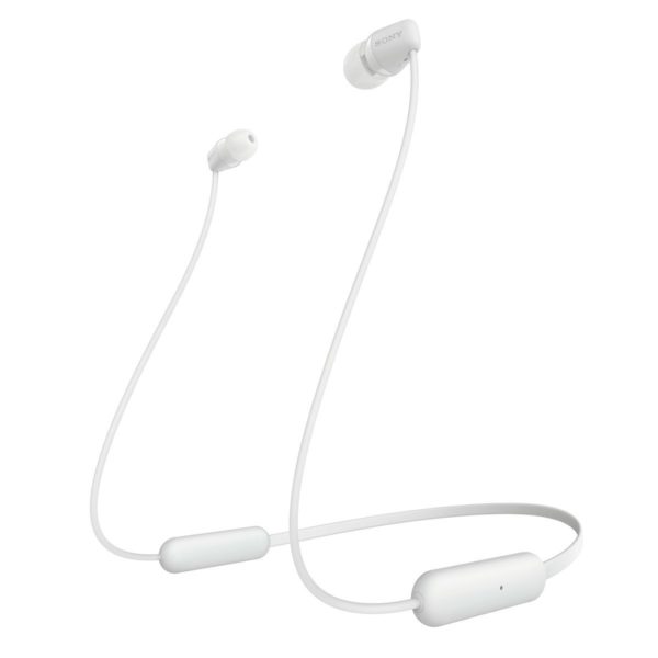 Auriculares Sony WI-C200 - Inalámbricos - Bluetooth - Micrófono - Blanco - WI-C200/WZ