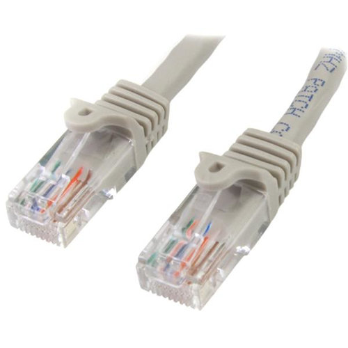 Cable de Red StarTech.com – Cat5e – RJ-45 – 50cm – Gris – 45PAT50CMGR