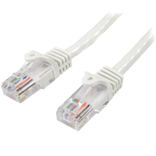 Cable de Red StarTech.com – Cat5e – RJ-45 – 50cm – Blanco – 45PAT50CMWH