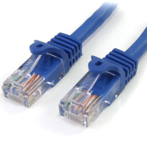Cable de Red StarTech.com – Cat5e – RJ-45 – 5M – Azul – 45PAT5MBL