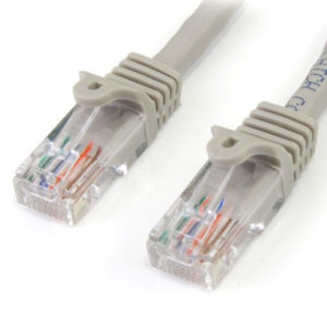 Cable de Red StarTech.com - Cat5e - RJ-45 - 5M - Gris - 45PAT5MGR