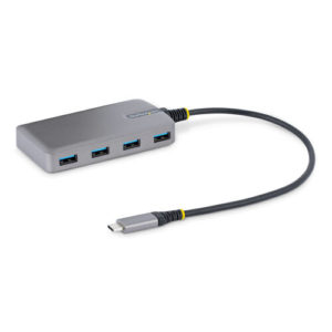 Hub USB StarTech.com 5G4AB-USB-C-HUB - USB-C a 4x USB 3.0 - Gris - 5G4AB-USB-C-HUB
