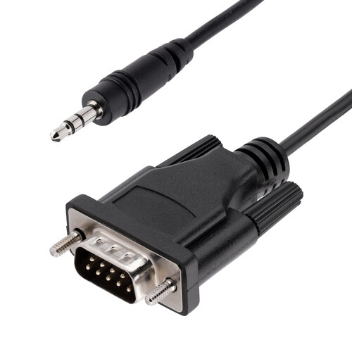 Cable Serial StarTech.com – RS232 DB9 – 3.5mm – 1M – Negro – 9M351M-RS232-CABLE