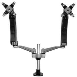 Soporte de Escritorio StarTech.com - 12" a 30" - Hasta 10Kg - Para 2 Monitores - Articulado - Negro/Plata - ARMDUAL30