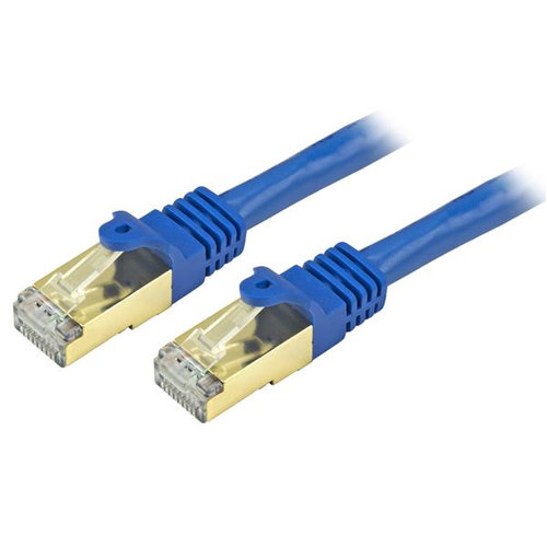 Cable de Red StarTech.com Ethernet – Cat6a – Blindado – 4.5m – Azul – C6ASPAT15BL