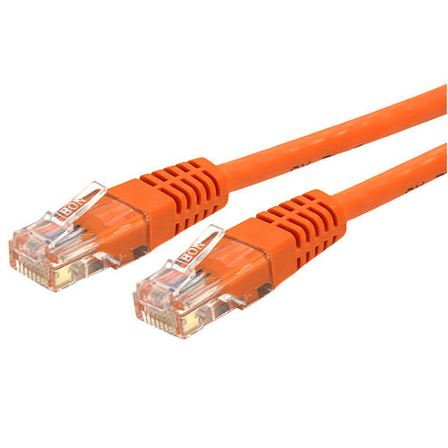 Cable de Red StarTech.com – Cat6 – RJ-45 – 4.5M – Naranja – C6PATCH15OR