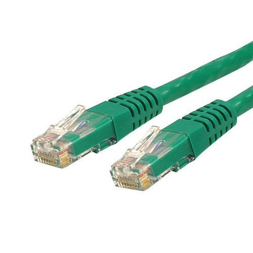 Cable de Red StarTech.com – Cat6 – RJ-45 – 10.6M – Verde – C6PATCH35GN