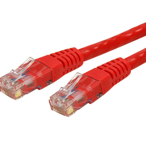 Cable de Red StarTech.com – Cat6 – RJ-45 – 15.2M – Rojo – C6PATCH50RD