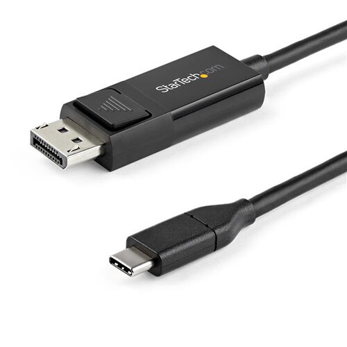 Cable Convertidor StarTech.com – USB-C a DisplayPort 1.2 – Macho/Macho – Bidireccional – 1 m – CDP2DP1MBD