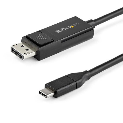 Cable Convertidor StarTech.com – USB-C a DisplayPort 1.2 – Macho/Macho – Bidireccional – 2 m – CDP2DP2MBD