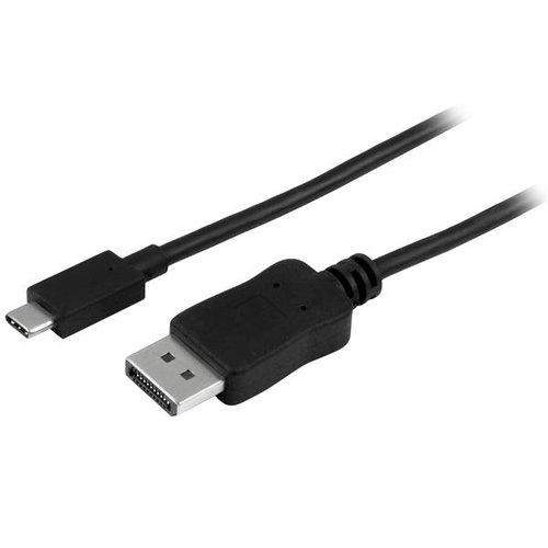 Cable Adaptador StarTech.com CDP2DPMM3MB – 3 m – USB-C a DisplayPort – 4K – Negro – CDP2DPMM3MB