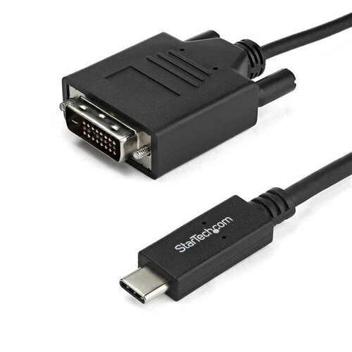 Cable Adaptador StarTech.com – USB-C a DVI – 2M – 2560 x 1600 – CDP2DVIMM2MB
