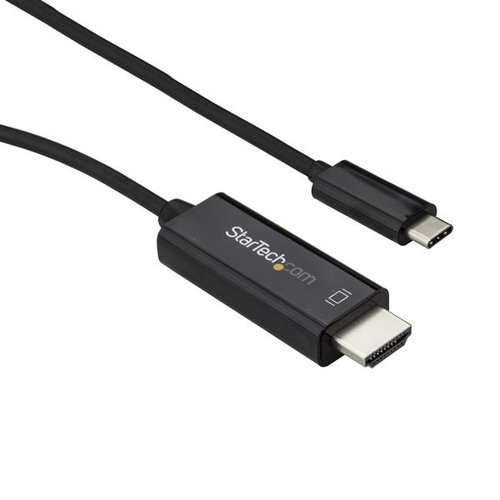 Cable Adaptador StarTech.com CDP2HD3MBNL – 3m – USB-C a HDMI – 4K – Negro – CDP2HD3MBNL