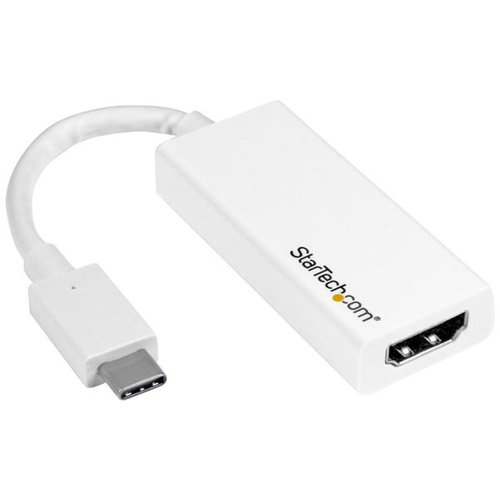 Adaptador StarTech.com – USB-C a HDMI – 4K – 60hz – Blanco – CDP2HD4K60W