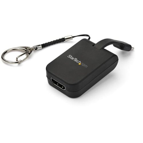 Adaptador Portátil StarTech.com – USB-C a HDMI – Macho/Hembra – 4K – 30Hz – Llavero – CDP2HDFC
