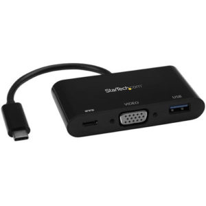 Docking Station Portátil StarTech.com - USB-C a VGA - Negro - CDP2VGAUACP