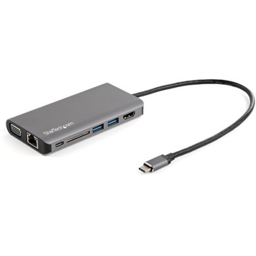 Docking Station StarTech.com – USB-C – HDMI – VGA – RJ-45 – SD – 3.5mm – USB – Macho/Hembra – DKT30CHVAUSP