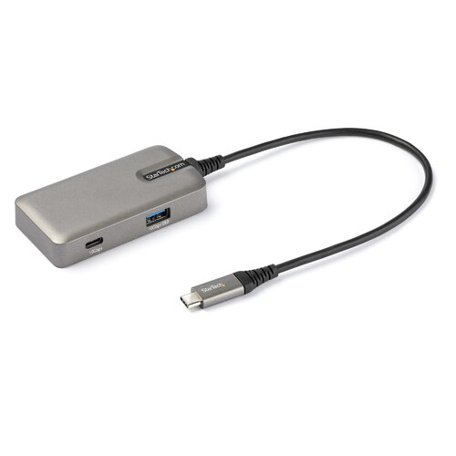 Adaptador StarTech.com DKT31CHPD3 – USB-C a HDMI/ USB 3.2/ PD 100W – Cable 25cm – DKT31CHPD3