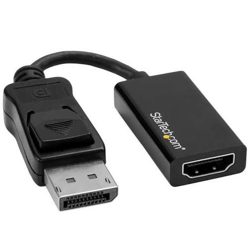 Adaptador de Vídeo StarTech.com – DisplayPort a HDMI – 4K – 60Hz – Negro – DP2HD4K60S