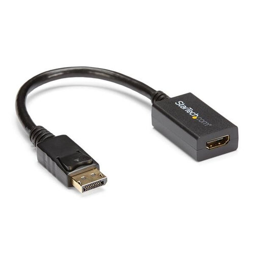 Adaptador de Vídeo StarTech.com DP2HDMI2 – DisplayPort a HDMI – Macho/Hembra – Negro – DP2HDMI2