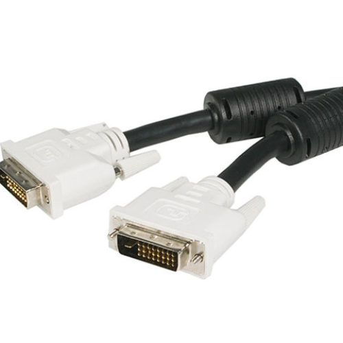 Cable StarTech.com de 7.6m para Pantalla DVI-D de Doble Enlace Dual Link – 2x DVI Macho – Negro – DVIDDMM25