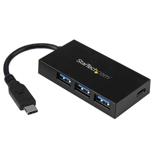HUB USB StarTech.com – Conecta USB 3.0 – 4 Puertos – Negro – HB30C3A1CFB
