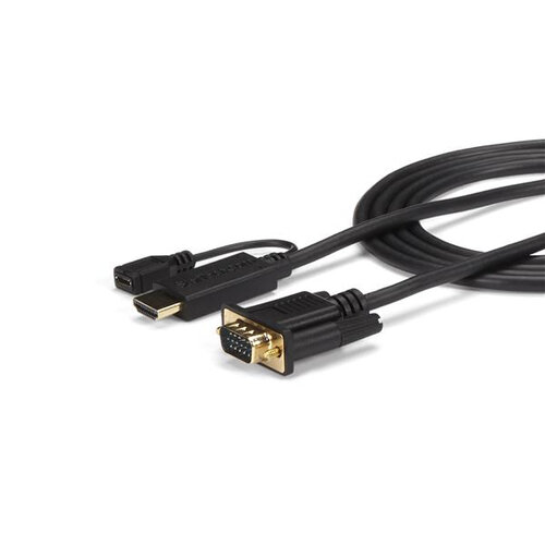 Cable StarTech.com HD2VGAMM10 – Activo – HDMI a VGA – 3 Mts – HD2VGAMM10
