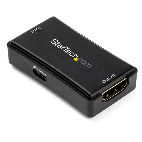 Amplificador de Señal HDMI StarTech.com HDBOOST4K2 – 4K Ultra HD – 14m de Alcance – Alimentado Vía USB – HDBOOST4K2