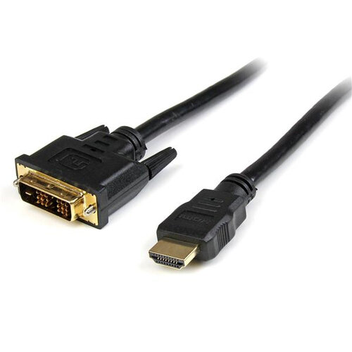 Cable Adaptador de Video StarTech.com HDDVIMM1M – HDMI Macho – DVI-D Macho – 1m  – HDDVIMM1M