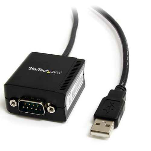 Adaptador StarTech.com FTDI USB a Serie RS232 de 1 Puerto con Aislamiento Óptico – ICUSB2321FIS