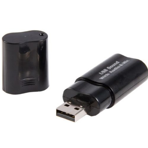 Adaptador StarTech.com de Sonido Externa USB a Estéreo 3.5mm – Negro – ICUSBAUDIOB