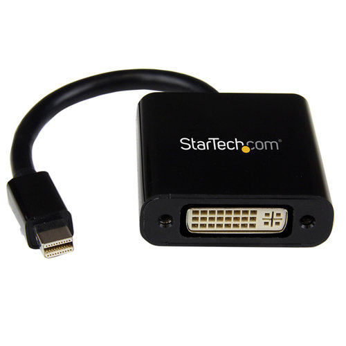 Adaptador de Video StarTech.com MDP2DVI3 – Mini DisplayPort a DVI – Macho a Hembra – 1920×1200 – Pasivo – MDP2DVI3