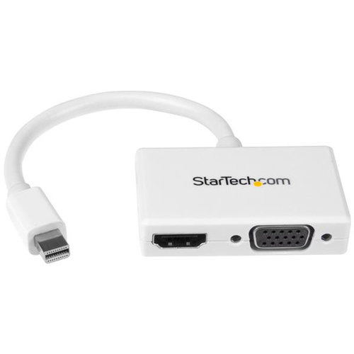 Convertidor de Video StarTech.com – Mini DisplayPort a HDMI/VGA – 1080p – Blanco – MDP2HDVGAW