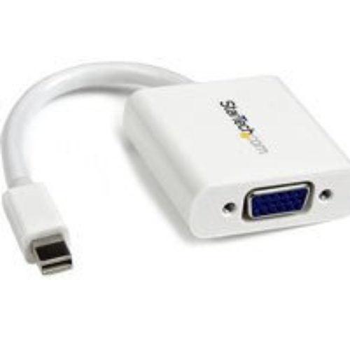 Convertidor StarTech.com MDP2VGAW – Conecta Mini DisplayPort a VGA – Blanco – MDP2VGAW