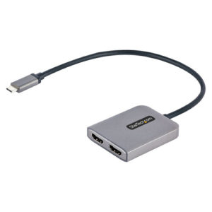 Convertidor de Vídeo StarTech.com - USB-C a 2x HDMI - Gris - MST14CD122HD
