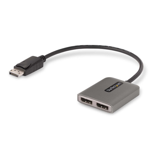 Hub StarTech MST14DP122DP – 2 x DisplayPort – Gris – MST14DP122DP