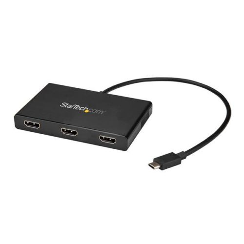 Adaptador StarTech.com – USB Tipo-C a 3 Puertos HDMI – MSTCDP123HD