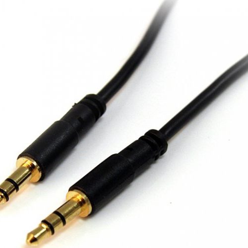 Cable de Audio StarTech.com – Estéreo – 3,5mm – Delgado 90 cm – M/M – MU3MMS