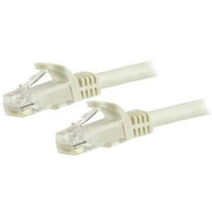 Cable de Red StarTech.com - Cat6 - RJ-45 - 3M - Blanco - N6PATC3MWH