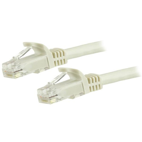 Cable de Red StarTech.com – Cat6 – RJ-45 – 3M – Blanco – N6PATC3MWH